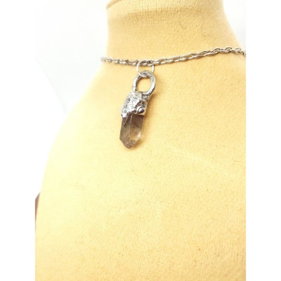 Green ghost quartz Necklace phantom quartz necklace - Picture 4 of 12